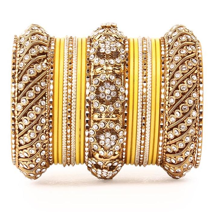 Set of 2 Solid Colored Bangle Set - Image 10
