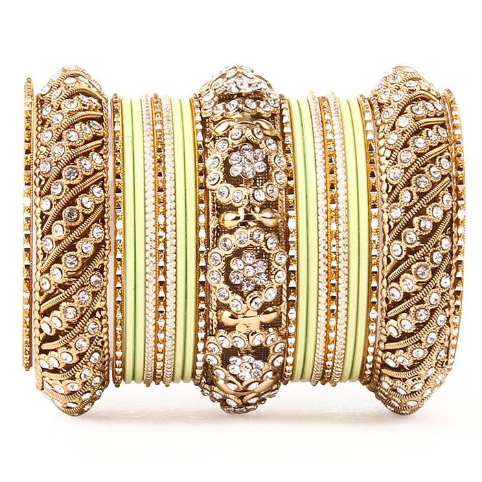 Set of 2 Solid Colored Bangle Set - Image 8
