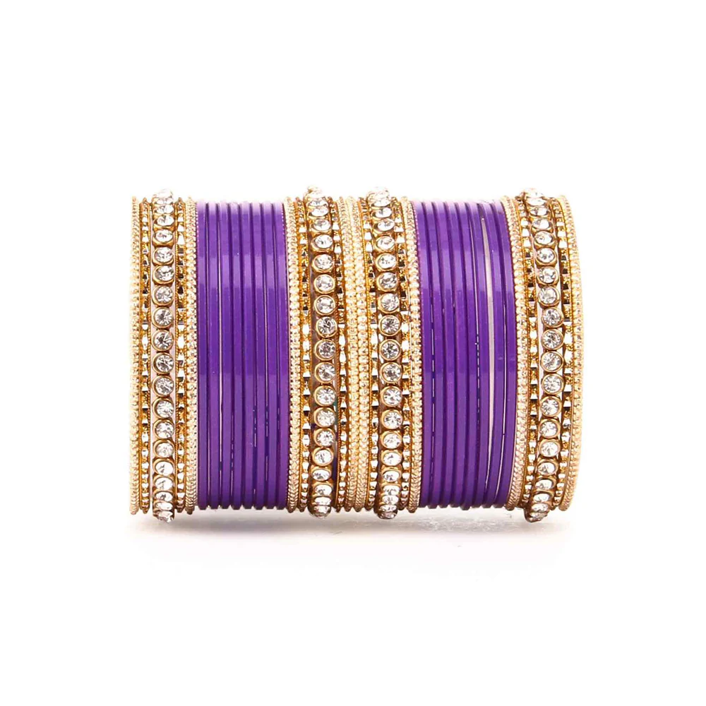Simple Matte Textured Stone Bangle Set (Plus Size) - Image 11