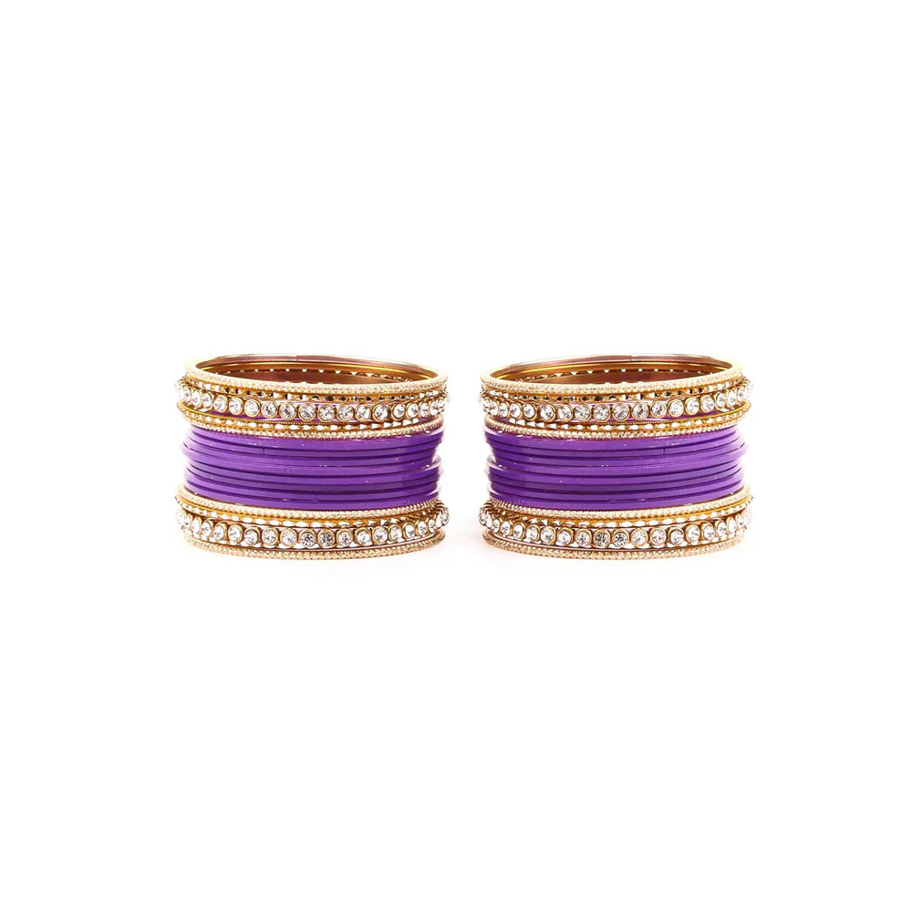 Simple Matte Textured Stone Bangle Set (Plus Size) - Image 12