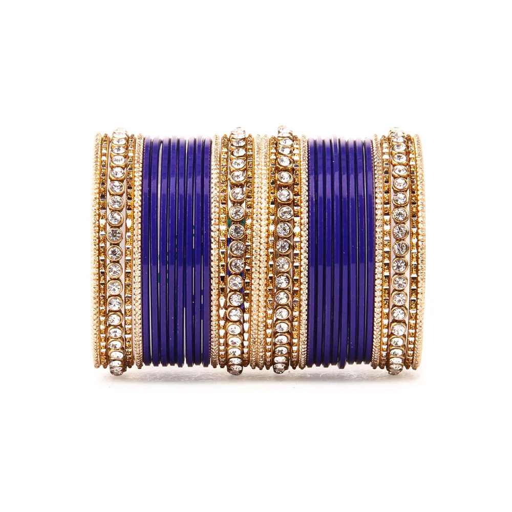 Simple Matte Textured Stone Bangle Set (Plus Size) - Image 7