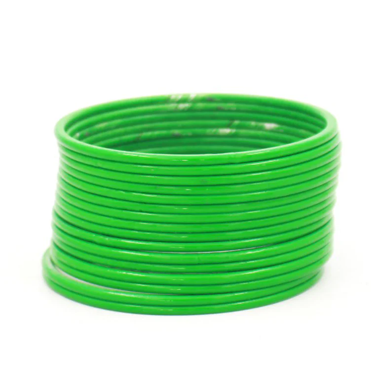 Set of 24 Look-Like Glass Metal Bangles by Leshya - Image 10