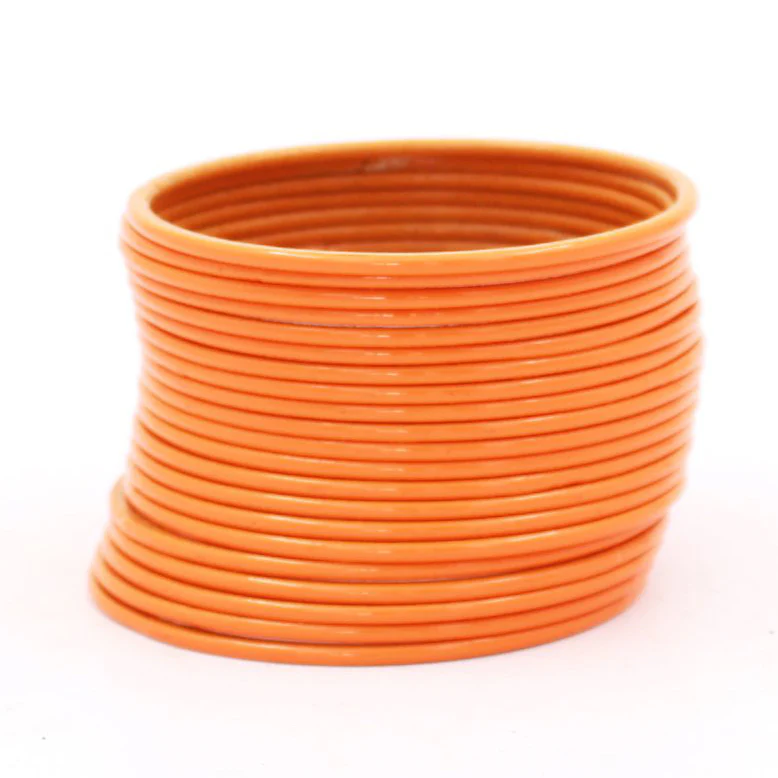 Set of 24 Look-Like Glass Metal Bangles by Leshya - Image 12