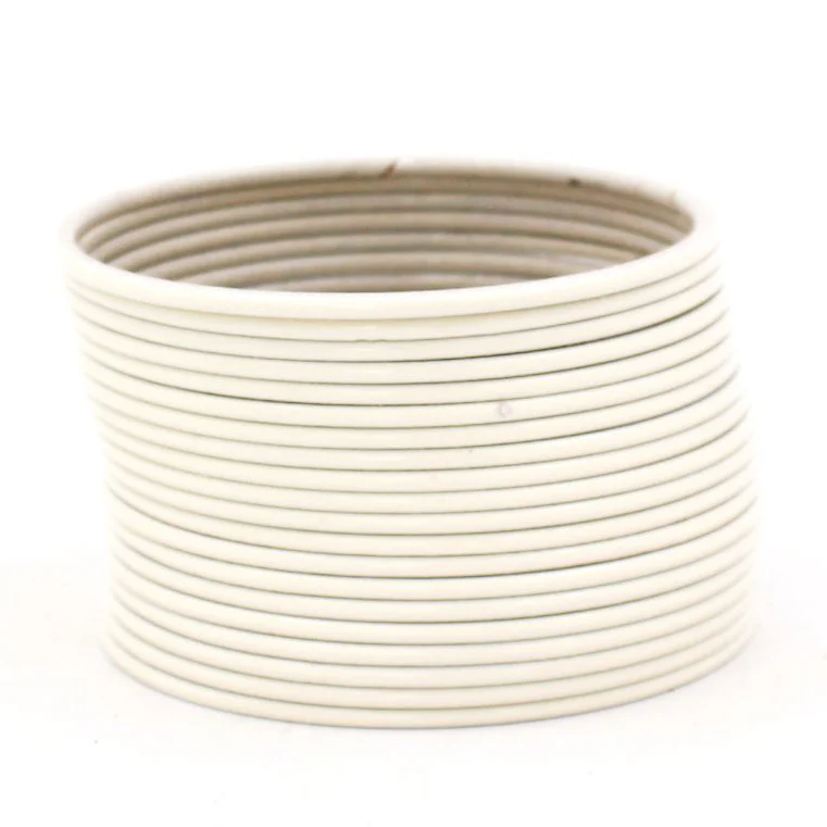 Set of 24 Look-Like Glass Metal Bangles by Leshya - Image 25