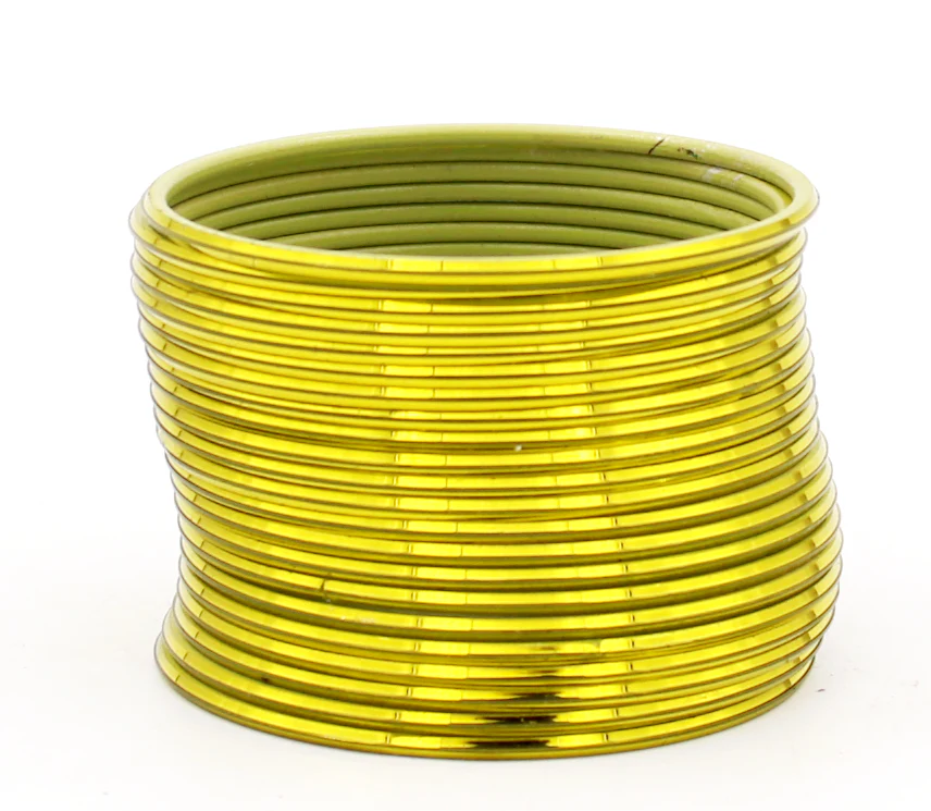 Set of 24 Shining Metal Bangles by Leshya - Image 11
