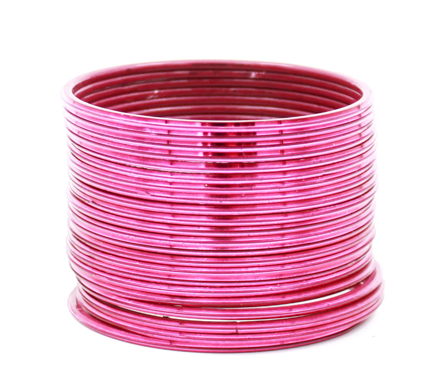 Set of 24 Shining Metal Bangles by Leshya - Image 14