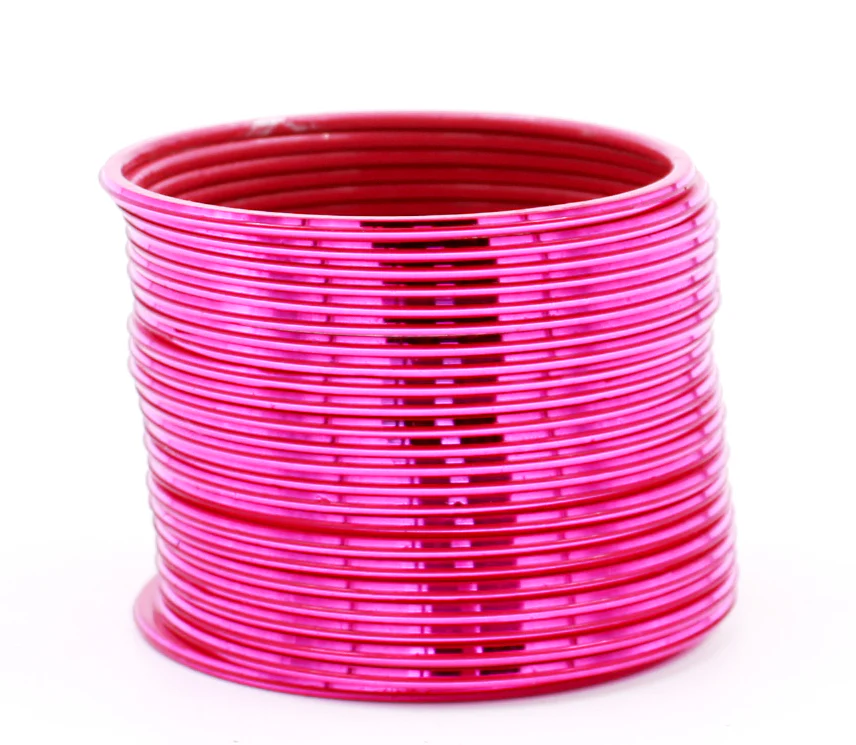Set of 24 Shining Metal Bangles by Leshya - Image 16