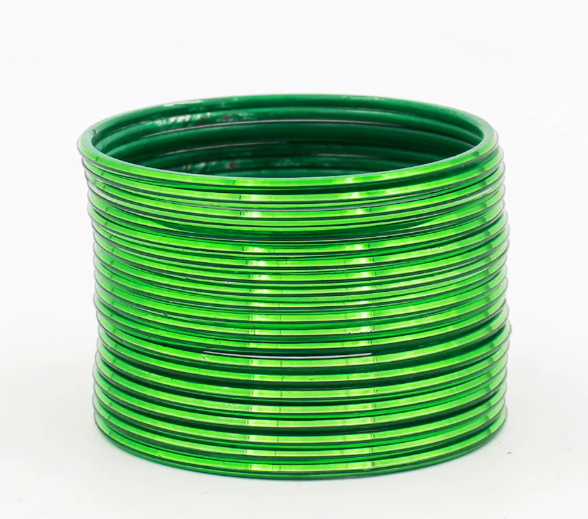Set of 24 Shining Metal Bangles by Leshya - Image 7