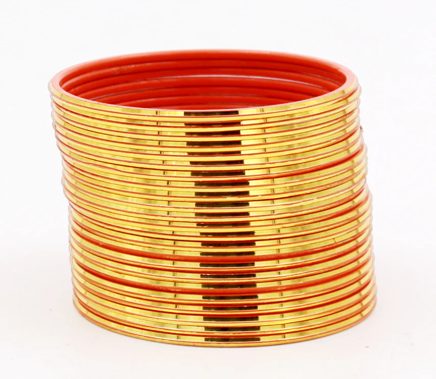 Set of 24 Shining Metal Bangles by Leshya - Image 9