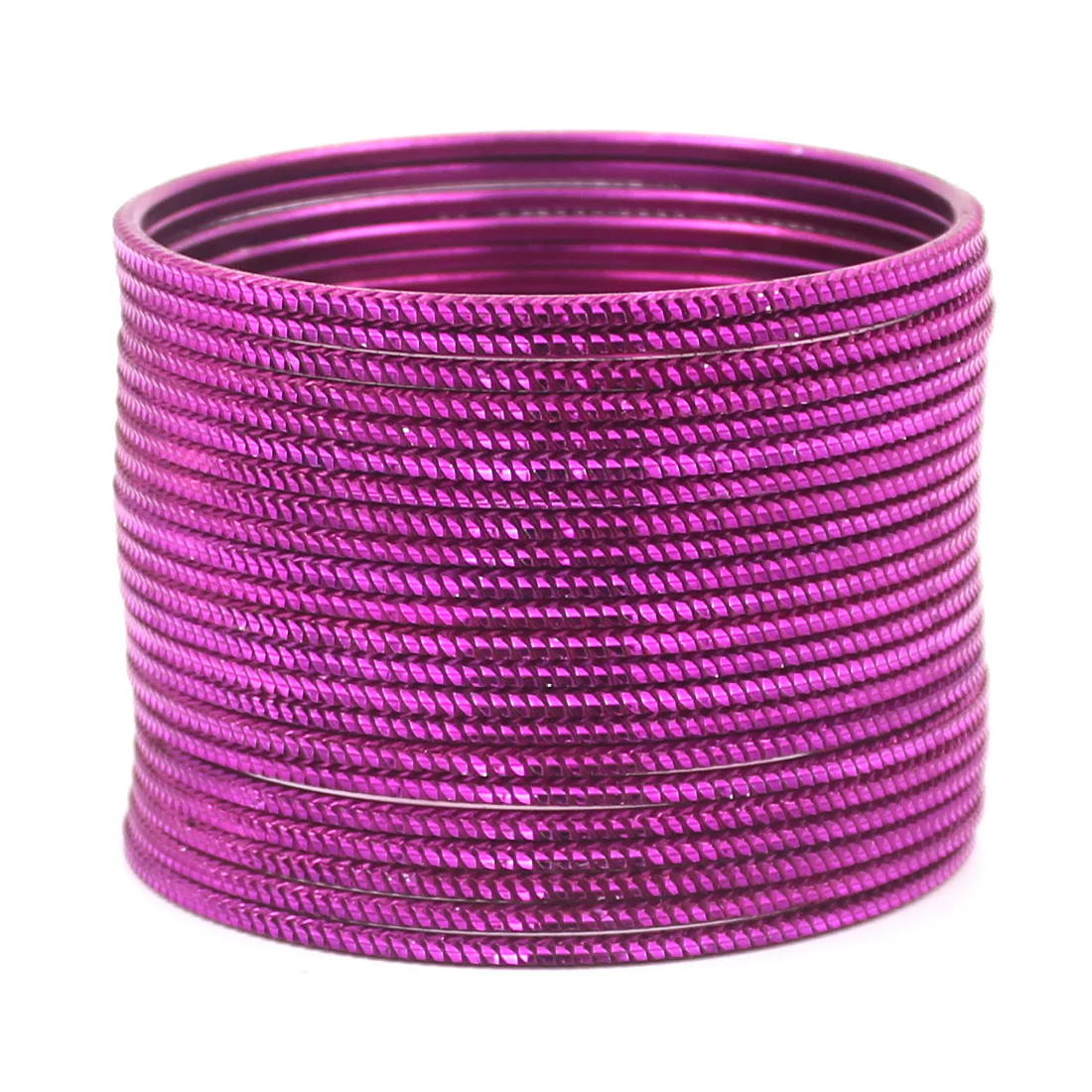 Set of 24 Shining Metal Bangles for Mixing by Leshya - Image 8