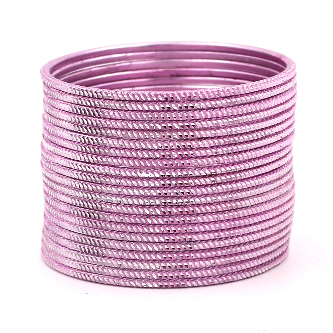 Set of 24 Shining Metal Bangles for Mixing by Leshya - Image 9