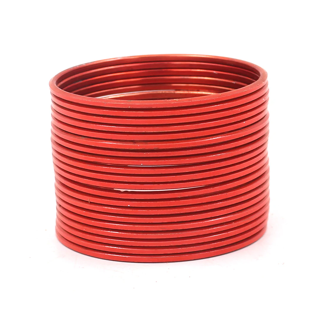 Set of 24 Solid Coloured Plain Metal Bangles by Leshya - Image 14