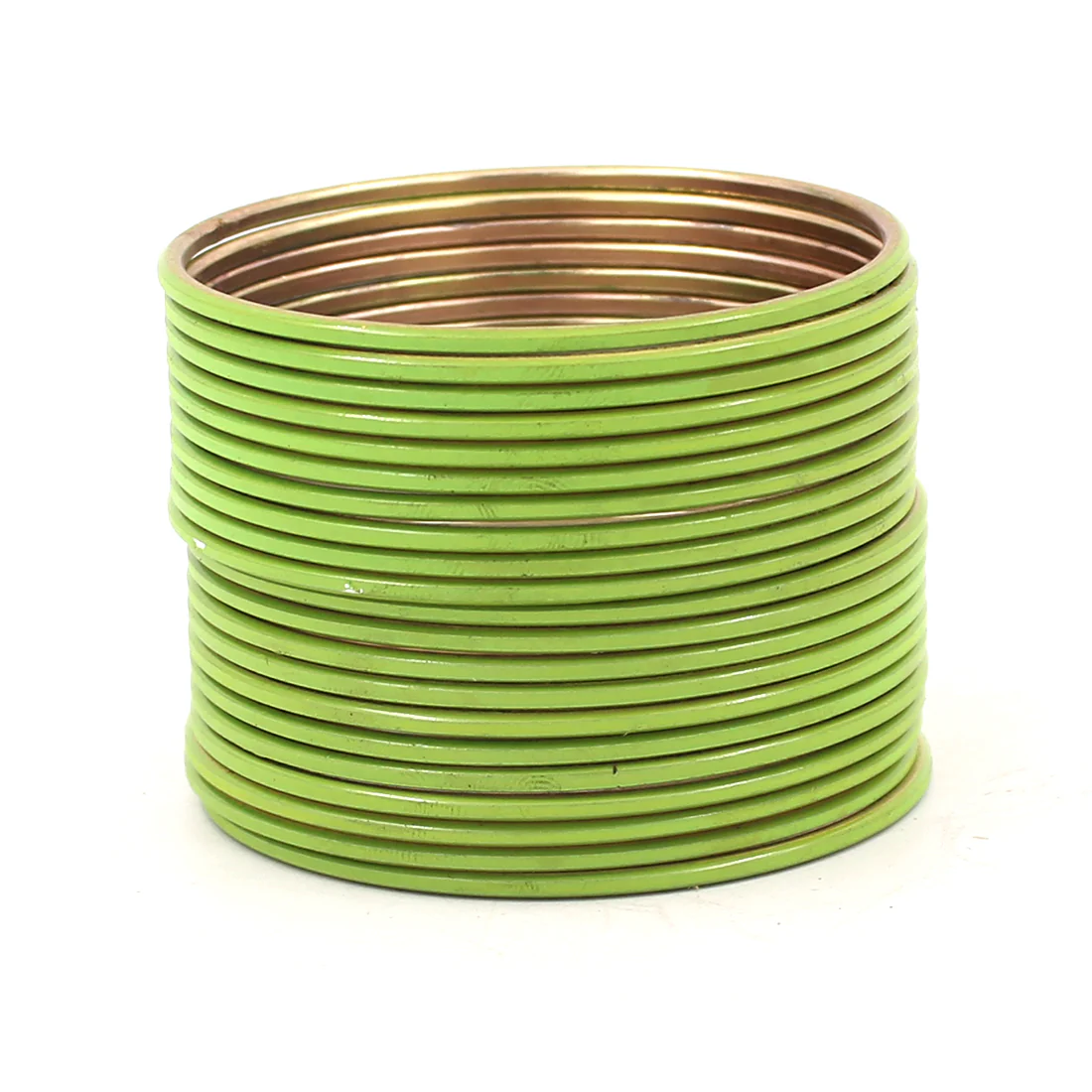 Set of 24 Solid Coloured Plain Metal Bangles by Leshya - Image 8