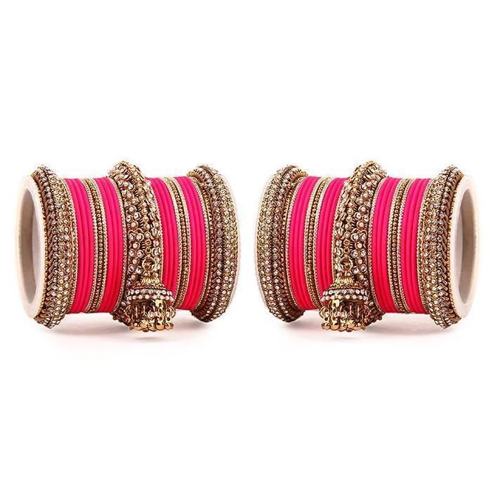 Set of 2 Traditional Jhumki Bangle Set - Image 4