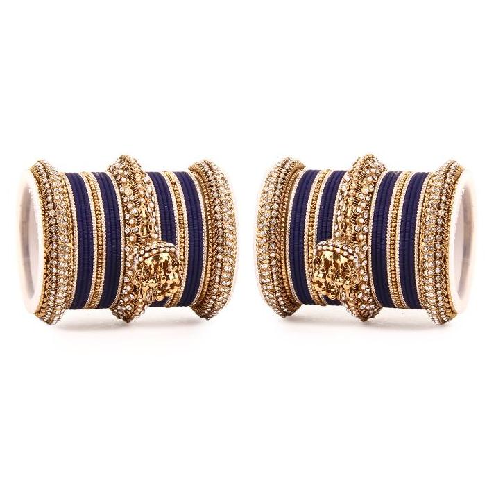 Set of 2 Traditional Jhumki Bangle Set - Image 8