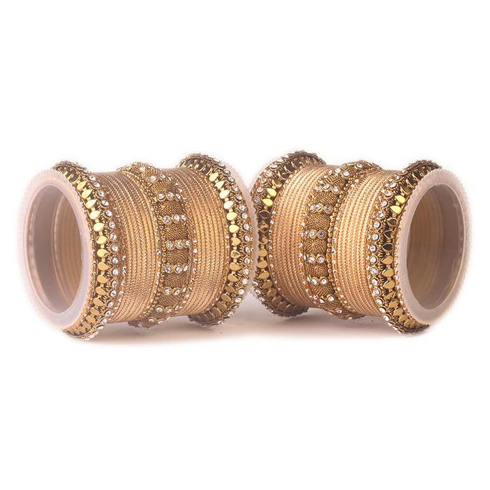 Set of 2 Traditional Solid Colored Bangle Set - Image 3
